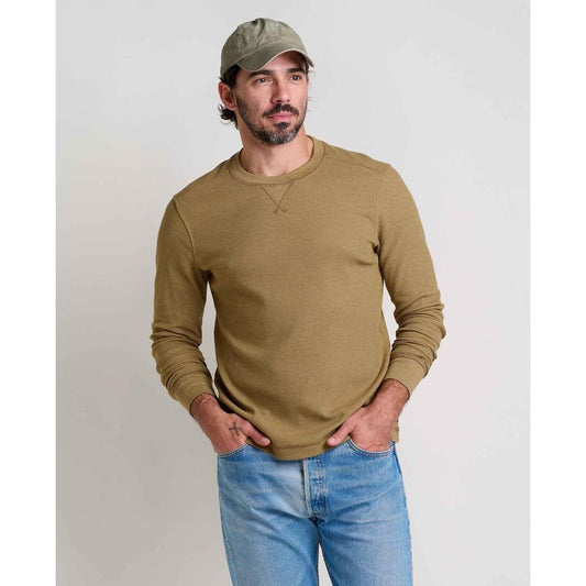 Toad & Co Men's Framer II LS Crew-Men's - Clothing - Tops-Toad & Co-Honey Brown-XL-Appalachian Outfitters