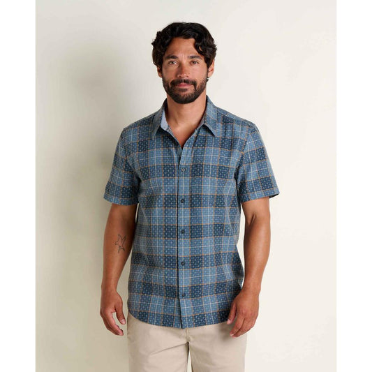 Toad & Co Men's Harris Short Sleeve Shirt-Men's - Clothing - Tops-Toad & Co-Ink-M-Appalachian Outfitters