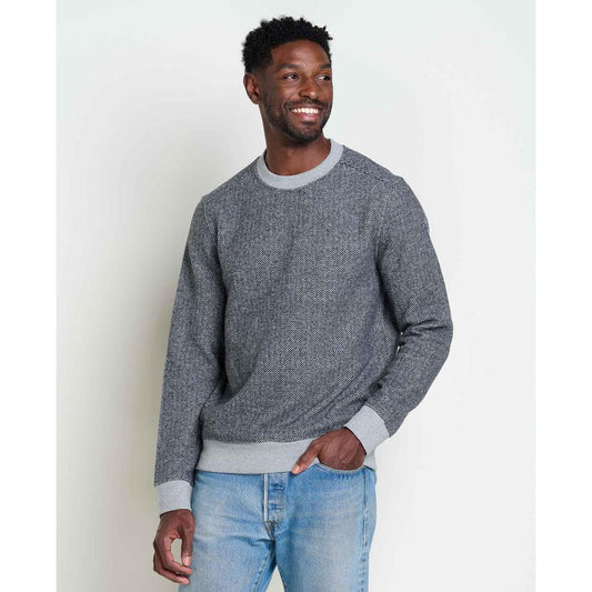 Toad & Co Men's Kennicott Crew-Men's - Clothing - Tops-Toad & Co-Heather Grey Twill-L-Appalachian Outfitters