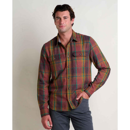 Toad & Co Men's Ranchero Long Sleeve Shirt-Men's - Clothing - Tops-Toad & Co-Cinnamon-M-Appalachian Outfitters