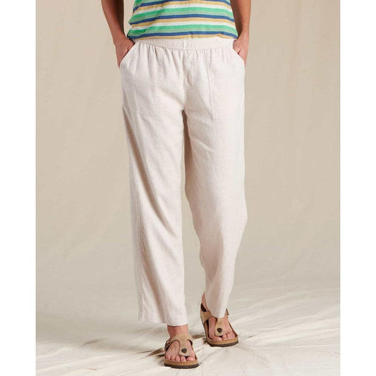 Taj Hemp Pant-Women's - Clothing - Bottoms-Toad & Co-Oatmeal Chambry-XS-Appalachian Outfitters