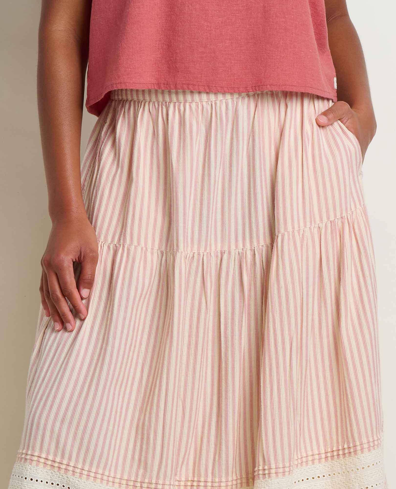 Toad & Co Women's Airscape Midi Skirt-Women's - Clothing - Tops-Toad & Co-Appalachian Outfitters