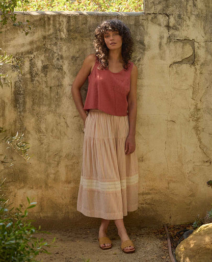 Toad & Co Women's Airscape Midi Skirt-Women's - Clothing - Tops-Toad & Co-Appalachian Outfitters