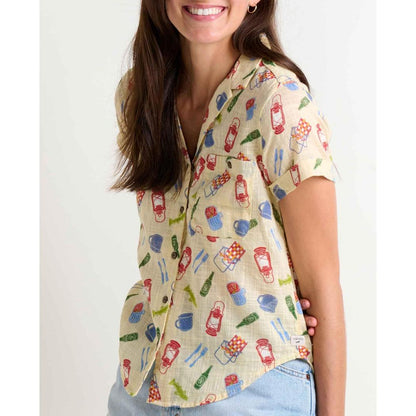 Toad & Co Women's Camp Cove Short Sleeve Shirt-Women's - Clothing - Tops-Toad & Co-Appalachian Outfitters