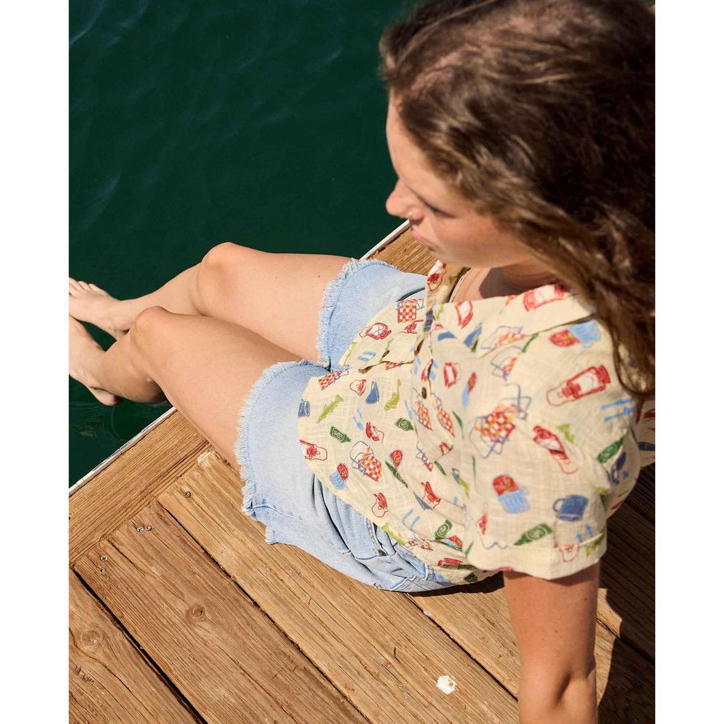 Toad & Co Women's Camp Cove Short Sleeve Shirt-Women's - Clothing - Tops-Toad & Co-Appalachian Outfitters