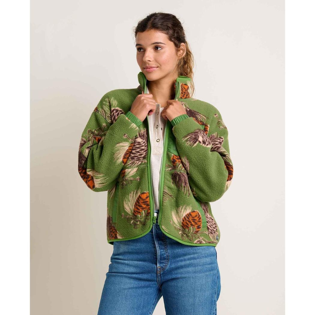 Toad & Co Women's Campo Fleece Jacket-Women's - Clothing - Tops-Toad & Co-Artichoke Pinecone Print-S-Appalachian Outfitters