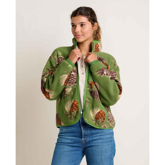 Toad & Co Women's Campo Fleece Jacket-Women's - Clothing - Tops-Toad & Co-Artichoke Pinecone Print-S-Appalachian Outfitters