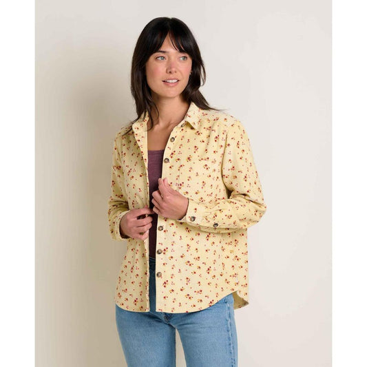 Toad & Co Women's Cascadia Long Shirt-Women's - Clothing - Tops-Toad & Co-Barley Floral Print-S-Appalachian Outfitters