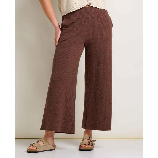 Toad & Co Women's Chaka Wide Leg Pant-Women's - Clothing - Bottoms-Toad & Co-ChestnutTexture-S-Appalachian Outfitters