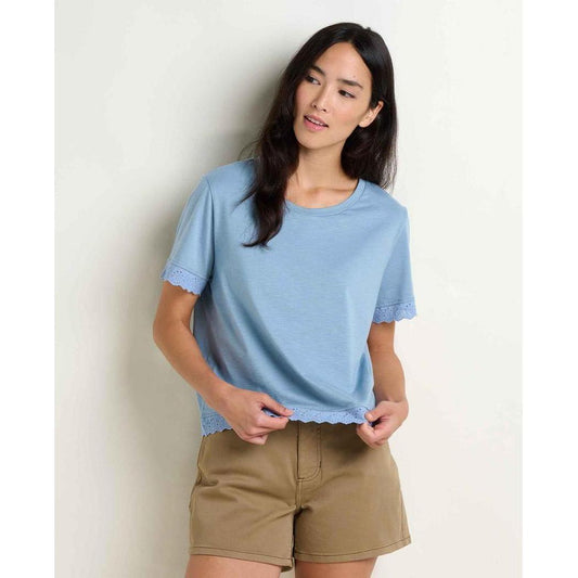 Toad & Co Women's Clara Tee-Women's - Clothing - Dresses-Toad & Co-Weathered Blue-S-Appalachian Outfitters