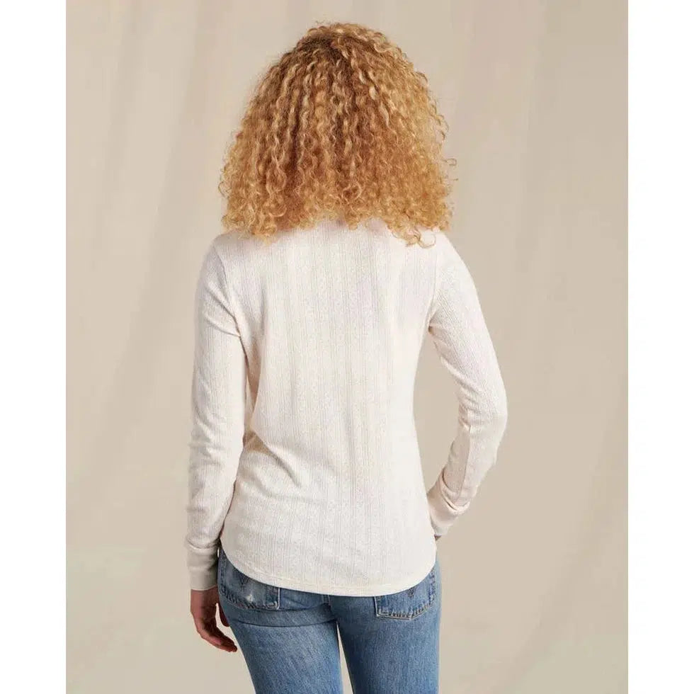 Women's Foothill Pointelle Long Sleeve Crew-Women's - Clothing - Tops-Toad & Co-Appalachian Outfitters