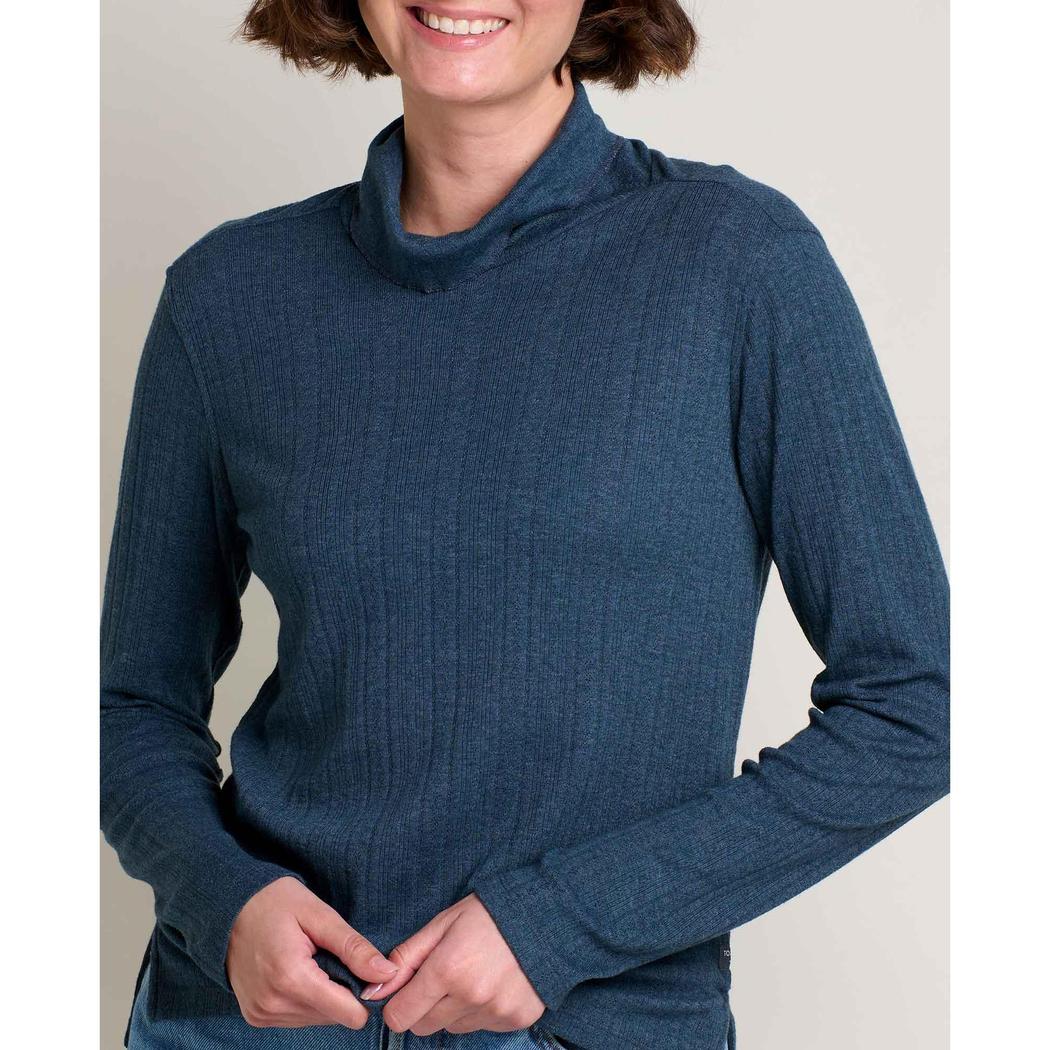 Toad & Co Women's Foothill Pointelle Long Sleeve T-Neck-Women's - Clothing - Tops-Toad & Co-Appalachian Outfitters