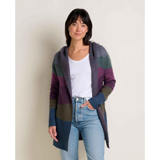 Toad & Co Women's Merino Heartfelt Hoodie-Women's - Clothing - Tops-Toad & Co-Midnight Landscape-S-Appalachian Outfitters