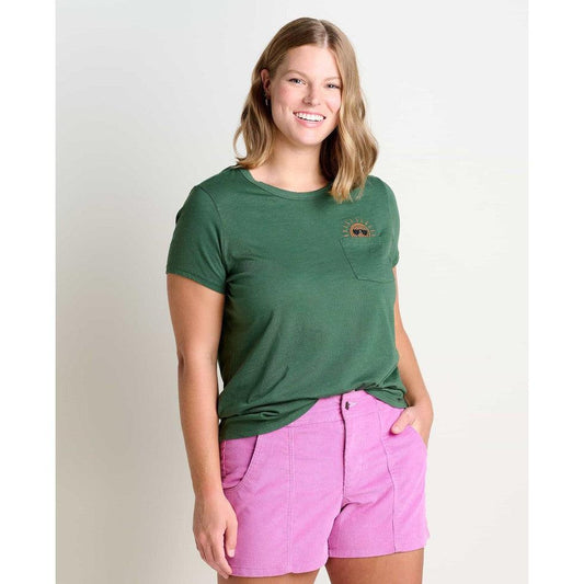 Toad & Co Women's Primo Short Sleeve Crew Embroidered-Women's - Clothing - Tops-Toad & Co-Pasture Sun Embroidery-S-Appalachian Outfitters