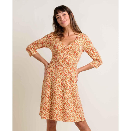 Toad & Co Women's Rosalinda Dress-Women's - Clothing - Dresses-Toad & Co-GourdIkatPrint-S-Appalachian Outfitters