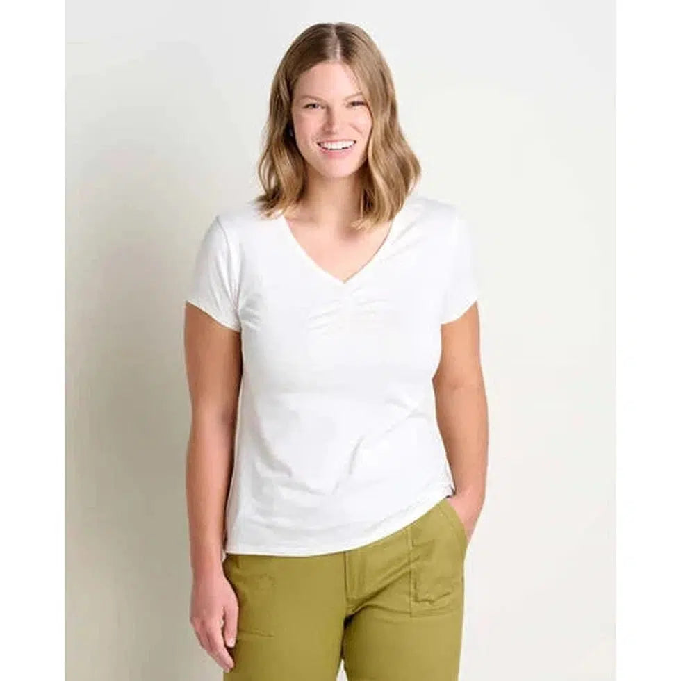 Toad & Co Women's Rose Short-Sleeve Tee-Women's - Clothing - Tops-Toad & Co-Egret-S-Appalachian Outfitters