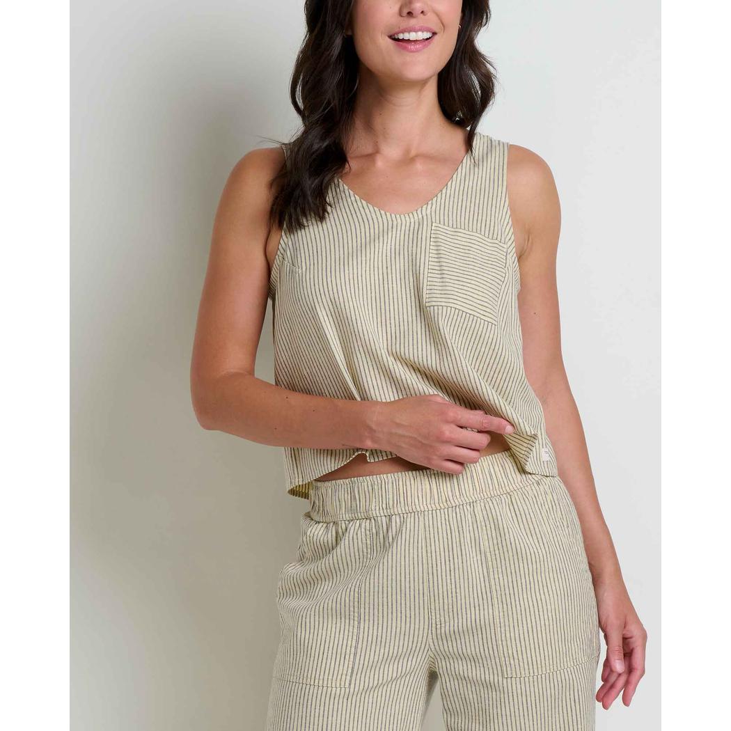 Toad & Co Women's Taj Hemp Button Back Tank-Women's - Clothing - Tops-Toad & Co-Appalachian Outfitters