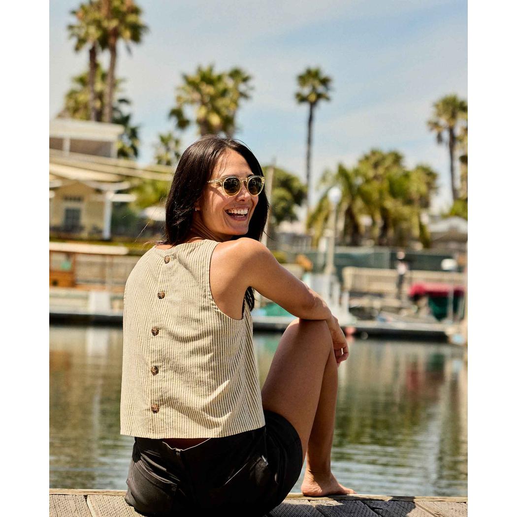 Toad & Co Women's Taj Hemp Button Back Tank-Women's - Clothing - Tops-Toad & Co-Appalachian Outfitters