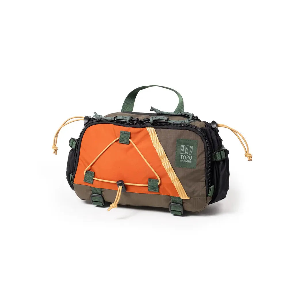 Topo Designs Mountain Hydro Hip Pack-Camping - Hydration - Reservoirs-Topo Designs-Woodland / Terracotta-Appalachian Outfitters