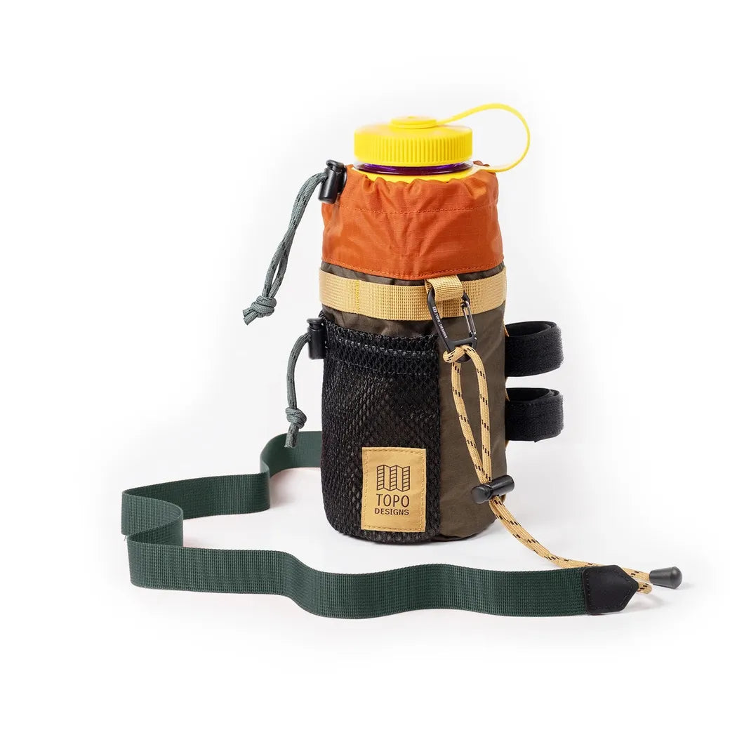 Topo Designs Mountain Hydro Sling-Camping - Hydration - Drinkware Accessories-Topo Designs-Woodland / Terracotta-Appalachian Outfitters