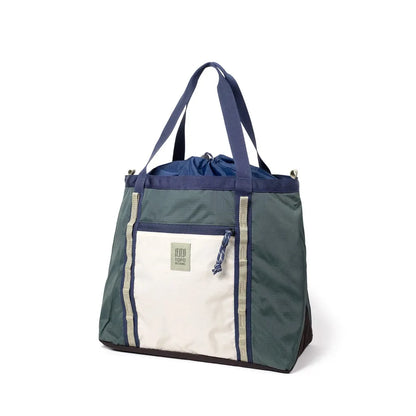 Topo Designs Mountain Utility Tote-Accessories - Bags-Topo Designs-Forest / Bone White-Appalachian Outfitters