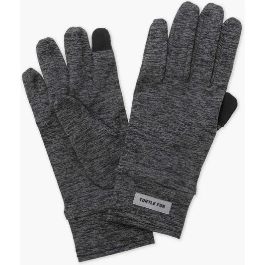 Turtle Fur Comfort Stria Touchscreen Gloves-Accessories - Gloves - Unisex-Turtle Fur-Onyx-S/M-Appalachian Outfitters
