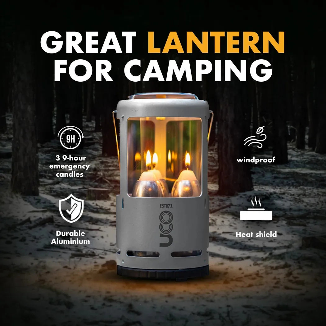 UCO Candlelier Candle Lantern - Aluminum-Camping - Lighting - Lanterns-UCO-Appalachian Outfitters