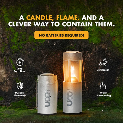 UCO Original Candle Lantern - Aluminum-Camping - Lighting-UCO-Appalachian Outfitters