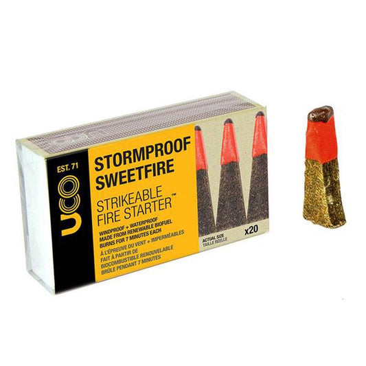 UCO Stormproof Sweetfire Firestarter - 20 Pack-Camping - Cooking - Fire Starting-UCO-Appalachian Outfitters