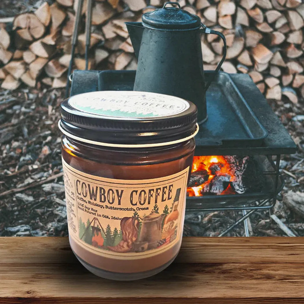 Wanderlust Folk Cowboy Coffee | USA MADE | 100% Soy Wax Candles-Accessories - Novelty-Wanderlust Folk-Appalachian Outfitters