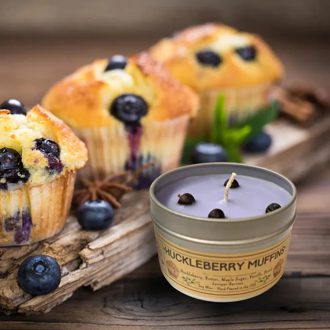 Wanderlust Folk Huckleberry Muffins - USA MADE - Soy Wax Candles-Accessories - Novelty-Wanderlust Folk-Appalachian Outfitters
