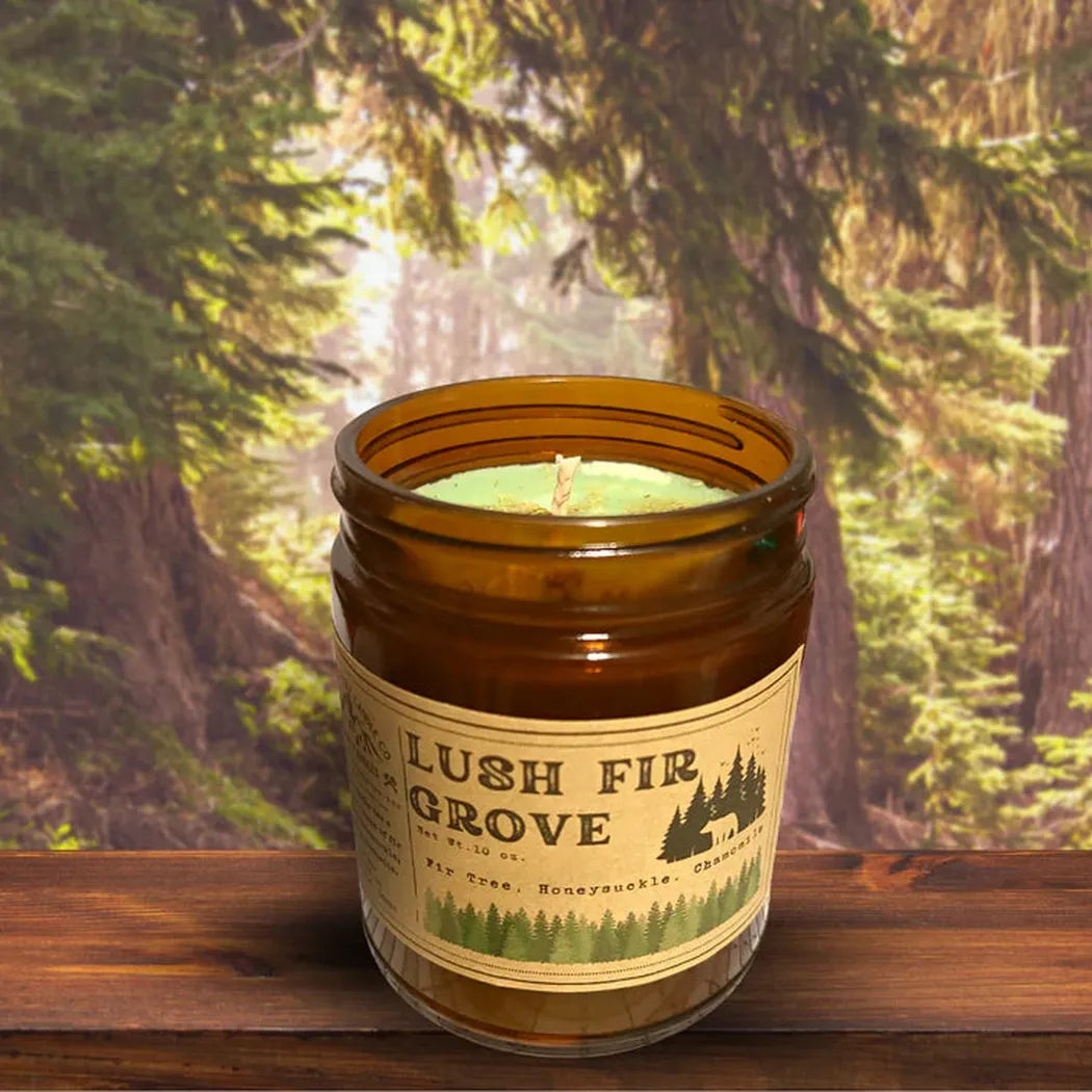 Wanderlust Folk Lush Fir Grove - USA MADE - Soy Wax Candles-Accessories - Novelty-Wanderlust Folk-10 oz-Appalachian Outfitters