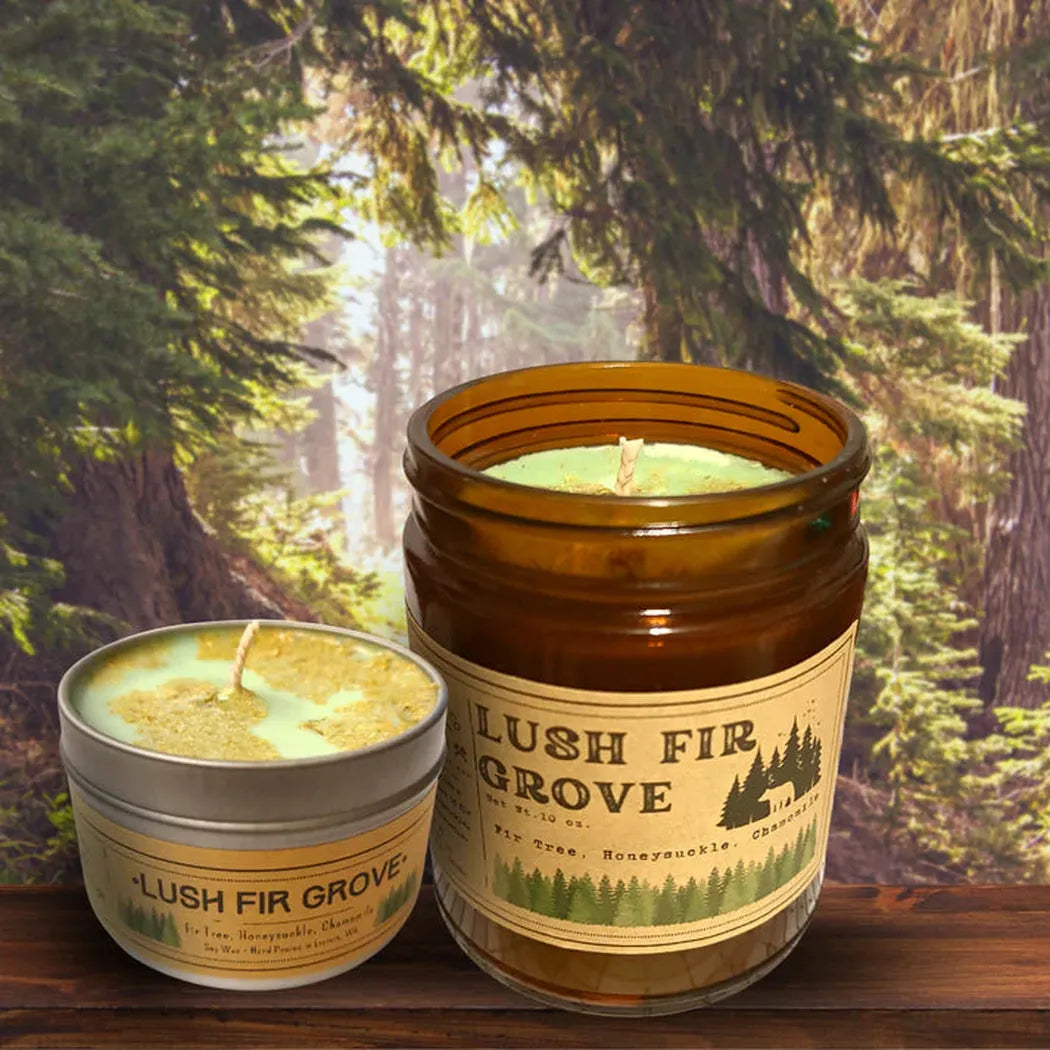 Wanderlust Folk Lush Fir Grove - USA MADE - Soy Wax Candles-Accessories - Novelty-Wanderlust Folk-Appalachian Outfitters