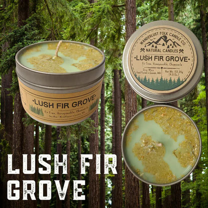 Wanderlust Folk Lush Fir Grove - USA MADE - Soy Wax Candles-Accessories - Novelty-Wanderlust Folk-Appalachian Outfitters