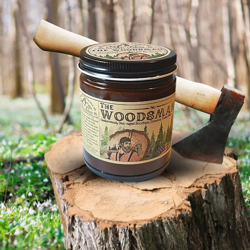 Wanderlust Folk The Woodsman - USA Made - Masculine Soy Wax Candles-Accessories - Novelty - Decor-Wanderlust Folk-10 oz-Appalachian Outfitters
