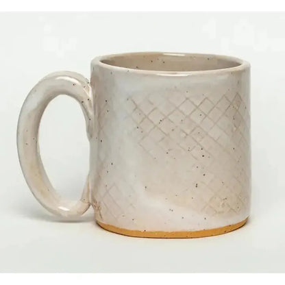 White Squirrel Clayworks Cardinal Design Handmade, in Ohio, Ceramic White 10oz-Camping - Cooking - Dishware-White Squirrel Clayworks-Appalachian Outfitters