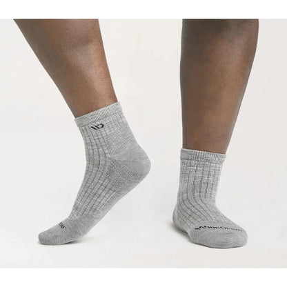 Wide Open Men's Solid Cushioned Quarter Socks-Accessories - Socks - Men's-Wide Open-Appalachian Outfitters