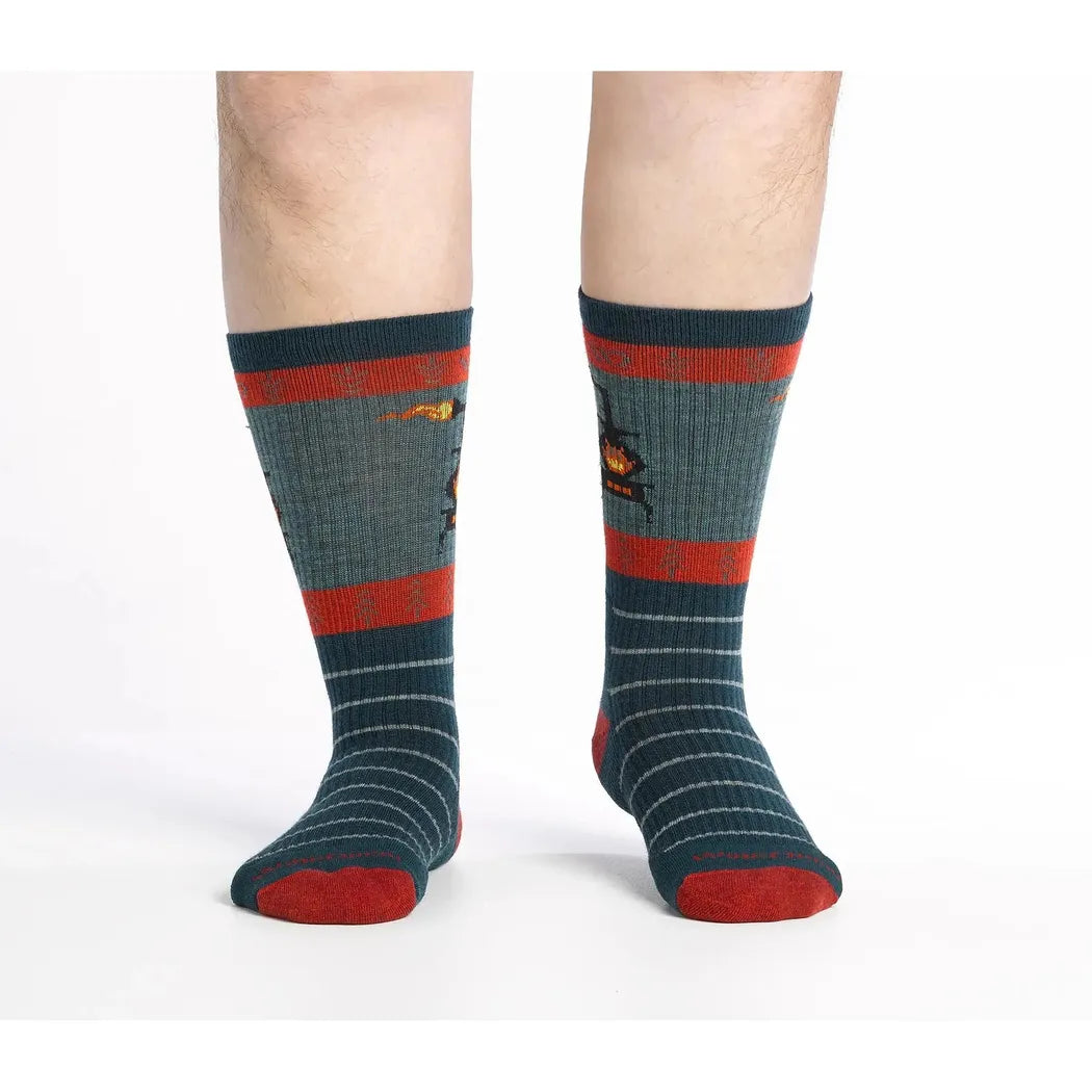 Wide Open Men's Stoked Midweight Sock-Accessories - Socks - Men's-Wide Open-Appalachian Outfitters