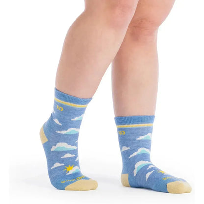 Wide Open Women's Cloud Hopper Midweight Micro Crew Sock-Accessories - Socks - Women's-Wide Open-Appalachian Outfitters