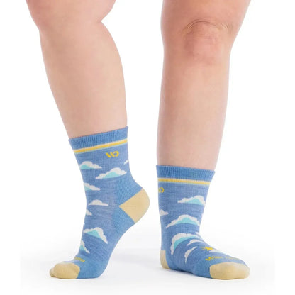 Wide Open Women's Cloud Hopper Midweight Micro Crew Sock-Accessories - Socks - Women's-Wide Open-Appalachian Outfitters