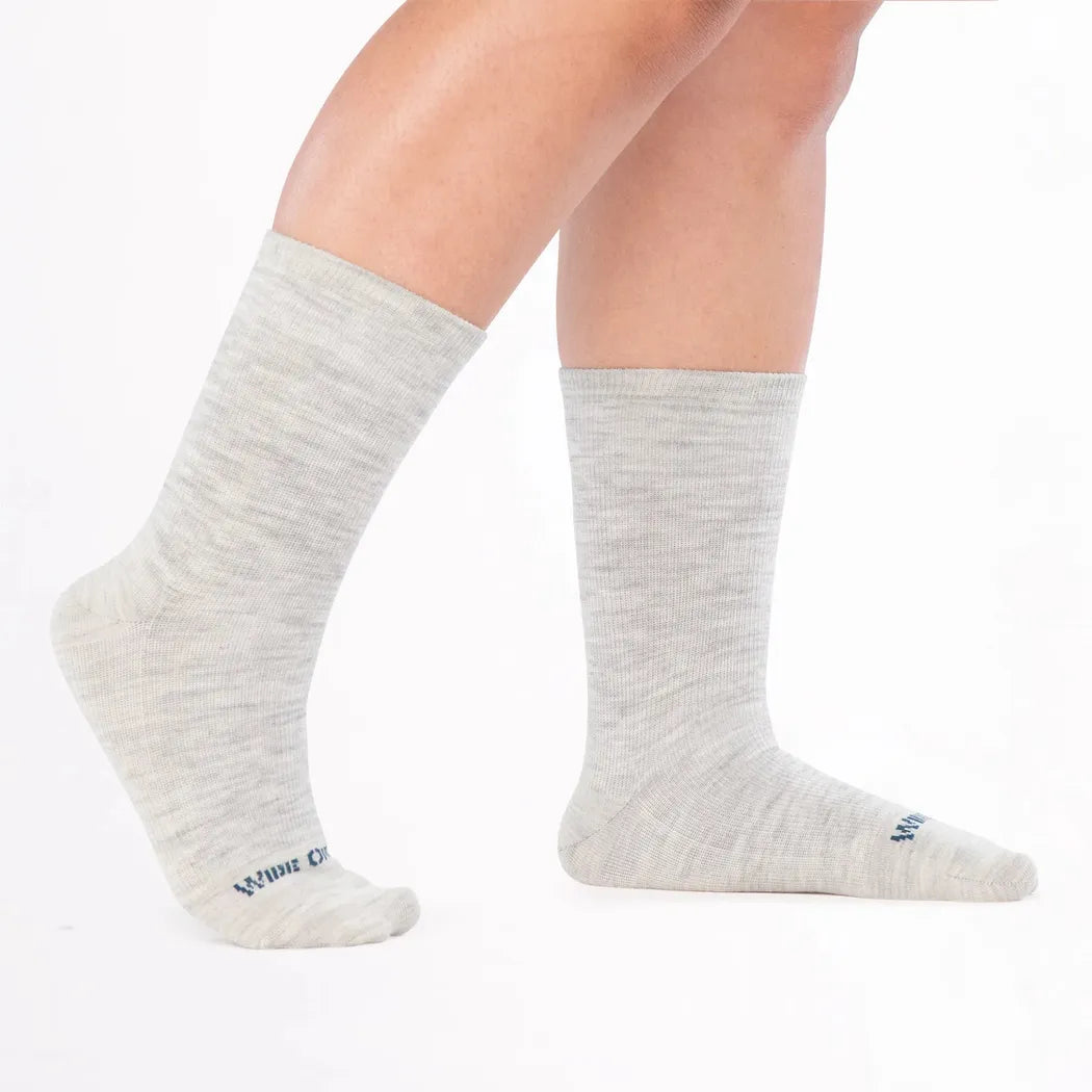 Wide Open Women's Solid Basic Crew Lightweight No Cushion Socks-Accessories - Socks - Men's-Wide Open-Appalachian Outfitters