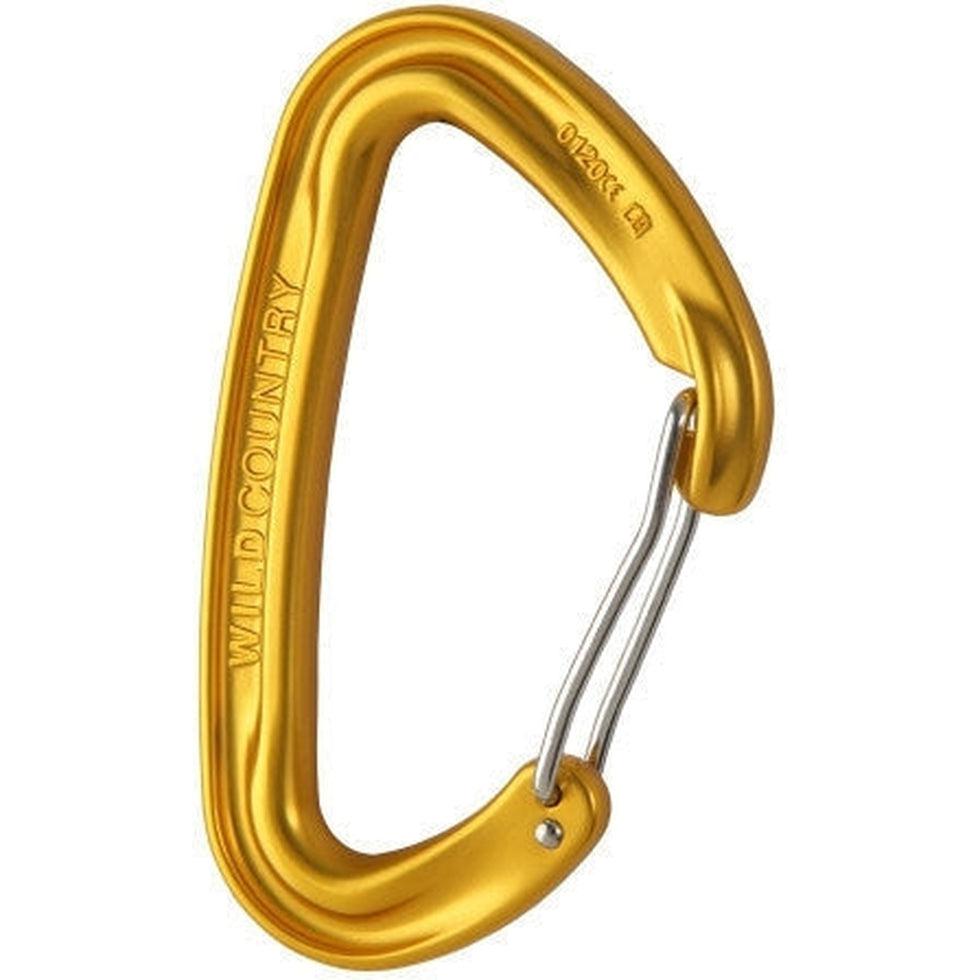 Wildfire Carabiner-Climbing - Hardware - Carabiners-Wild Country-Gold-Appalachian Outfitters