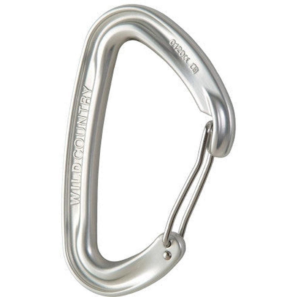 Wildfire Carabiner-Climbing - Hardware - Carabiners-Wild Country-Silver-Appalachian Outfitters
